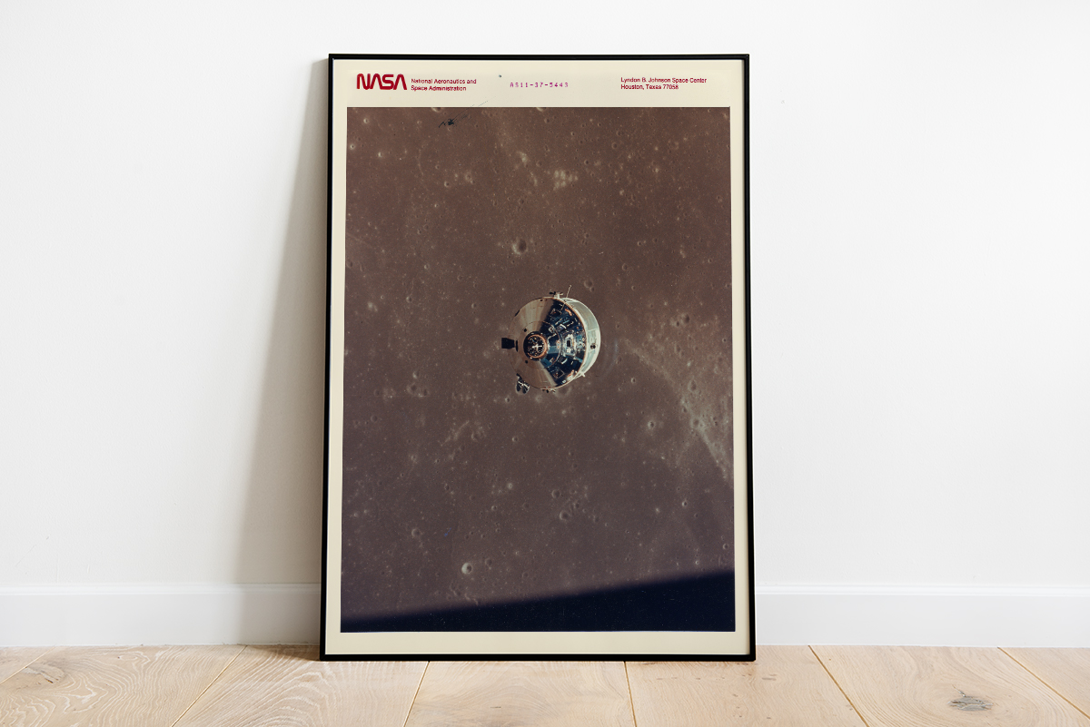 Plakat - Kapsuła Apollo 11 - plakat NASA - fototapeta.shop