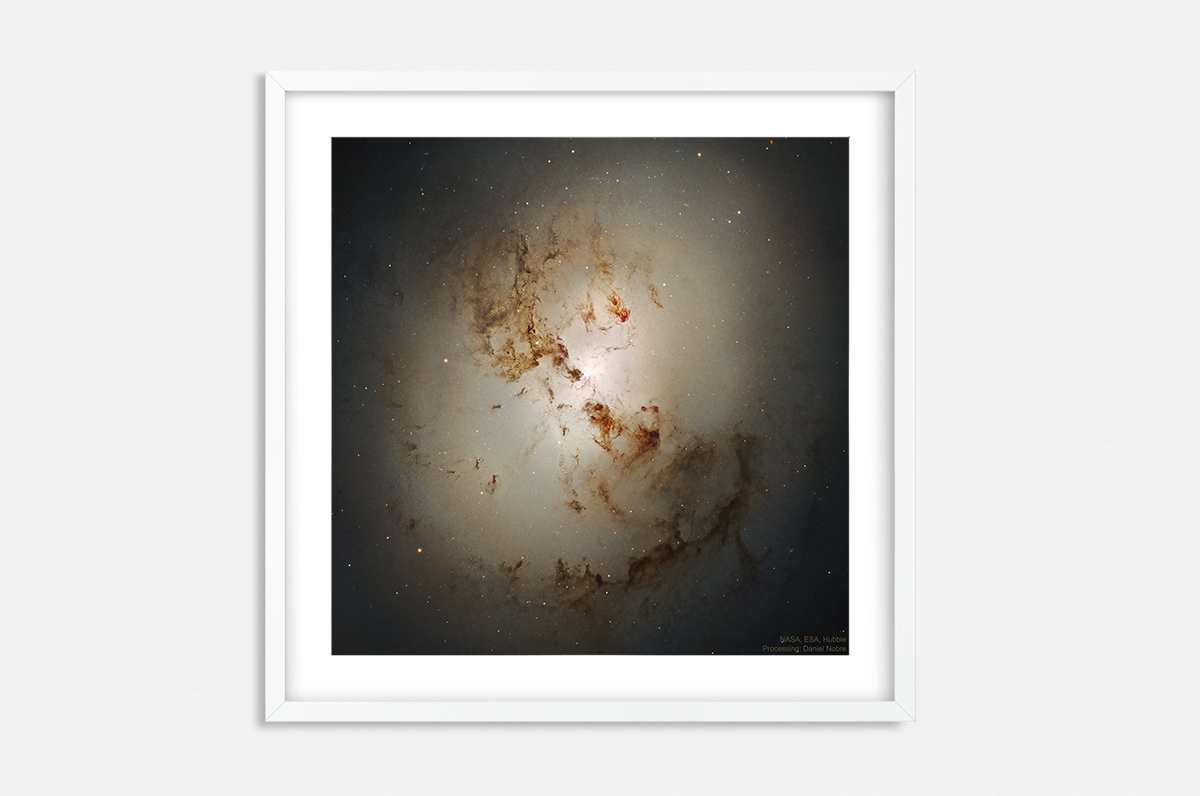 Plakat - Zderzenie galaktyk - fototapeta.shop