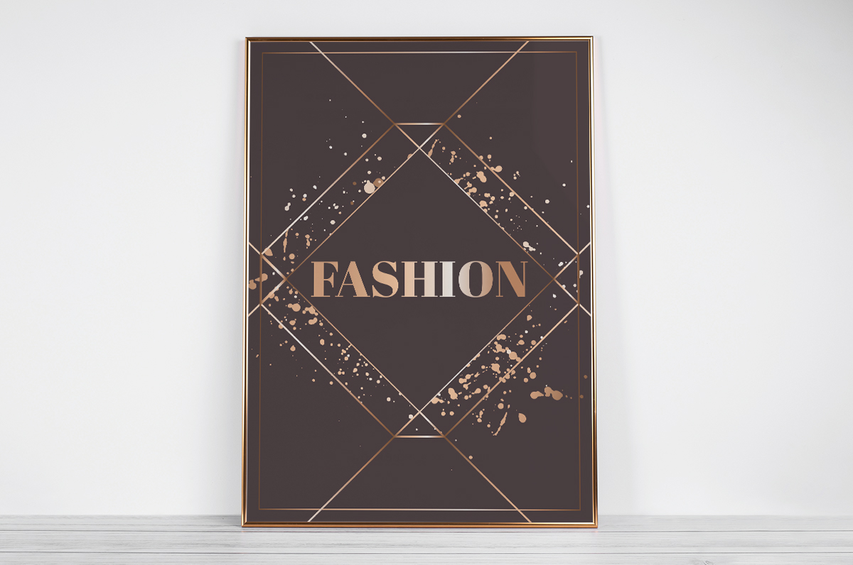 Plakat - Napis Fashion - fototapeta.shop