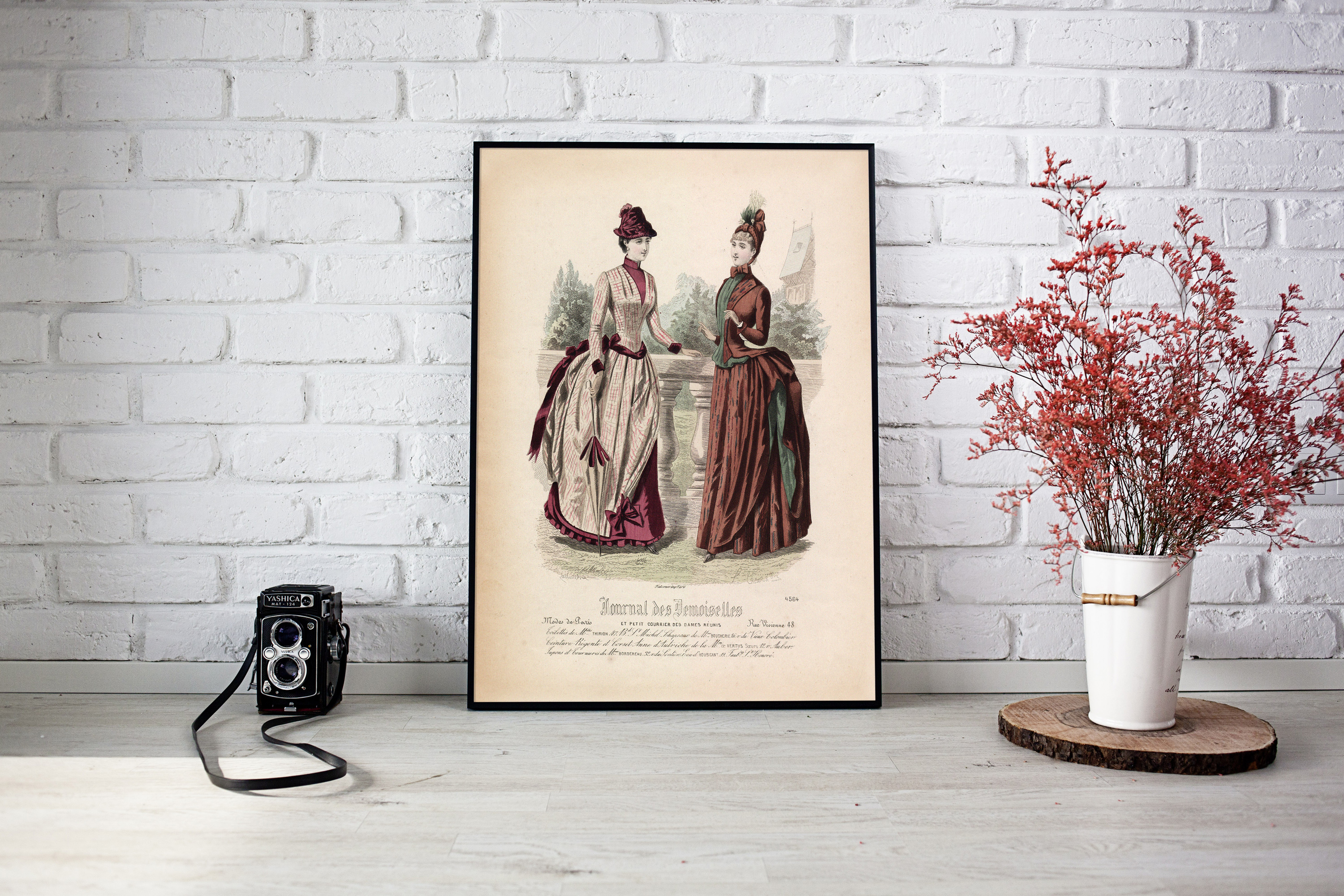 Plakat - Suknie francuskie - Chaillot - fototapeta.shop